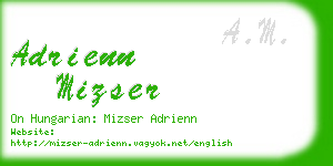 adrienn mizser business card